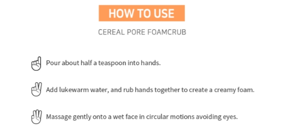 [SOME BY MI] Cereal Pore Foamcrub 100ml