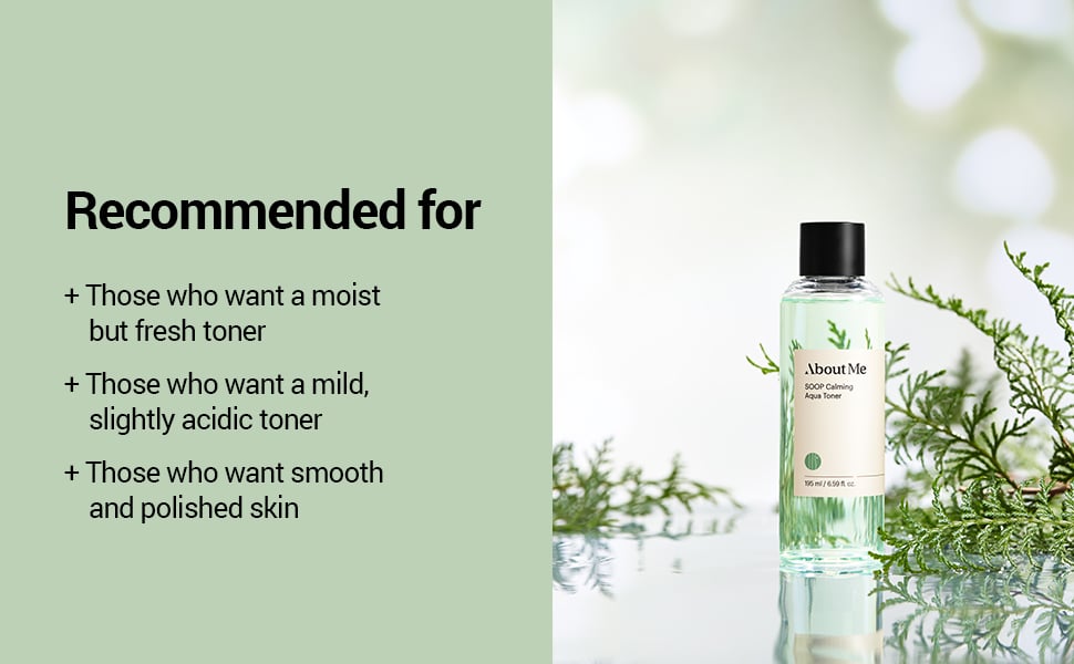 [About Me] SOOP Calming Aqua Toner 195ml