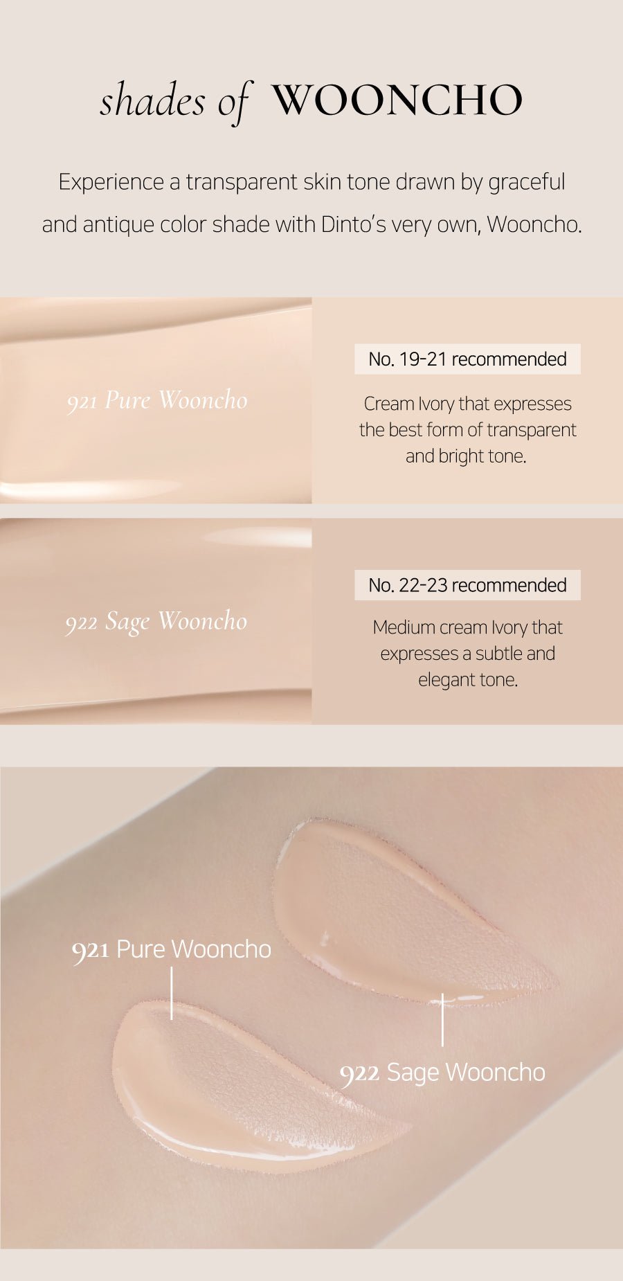 [Dinto] Wooncho Blur Matte Foundation (2 colors)