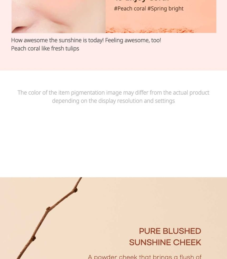 [Peripera] *new* Pure Blushed Sunshine Cheek (9 Colors)