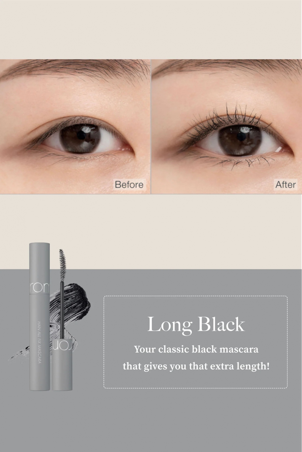 [rom&nd] Han All Fix Mascara (4 Types)