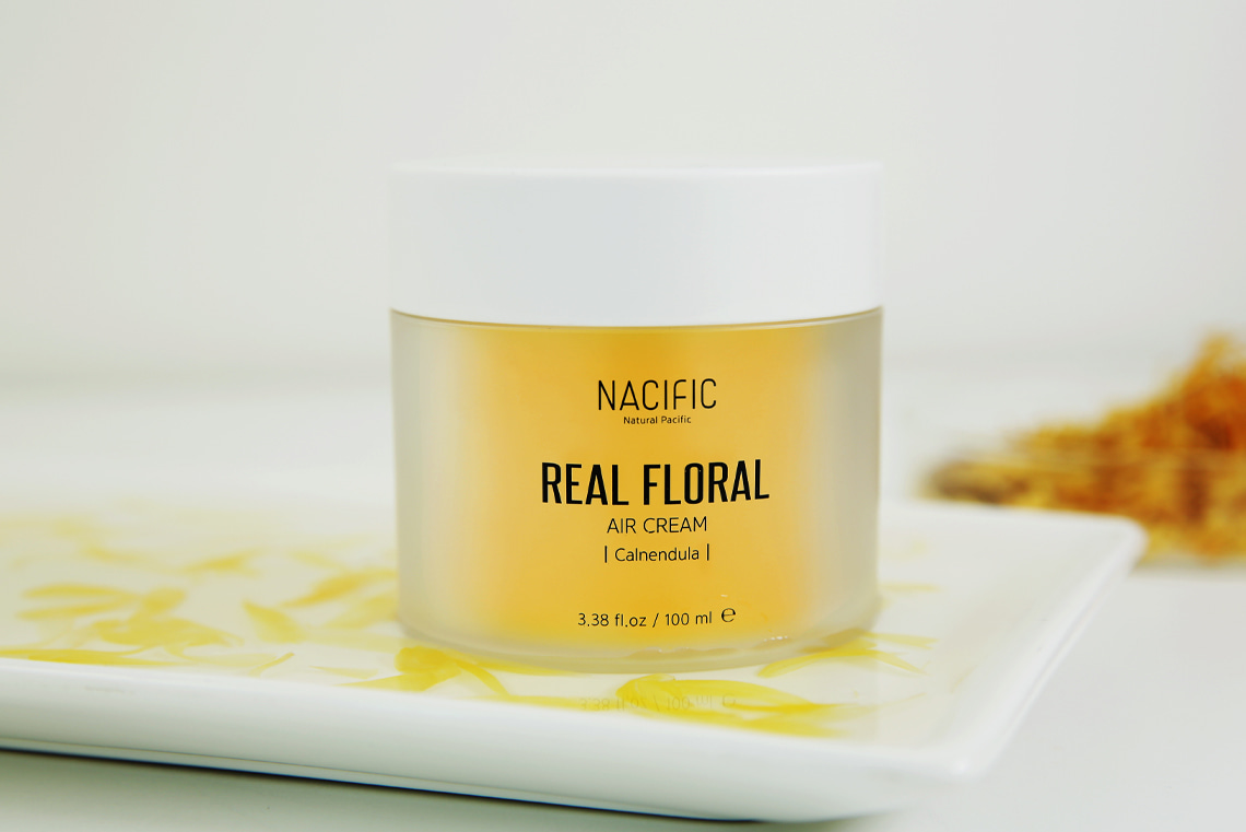 [Nacific] Real Floral Air Cream 100ml (Calendula)