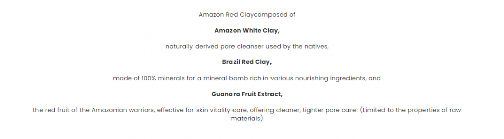 [Missha] Amazon Red Clay™ Pore Mask 110ml