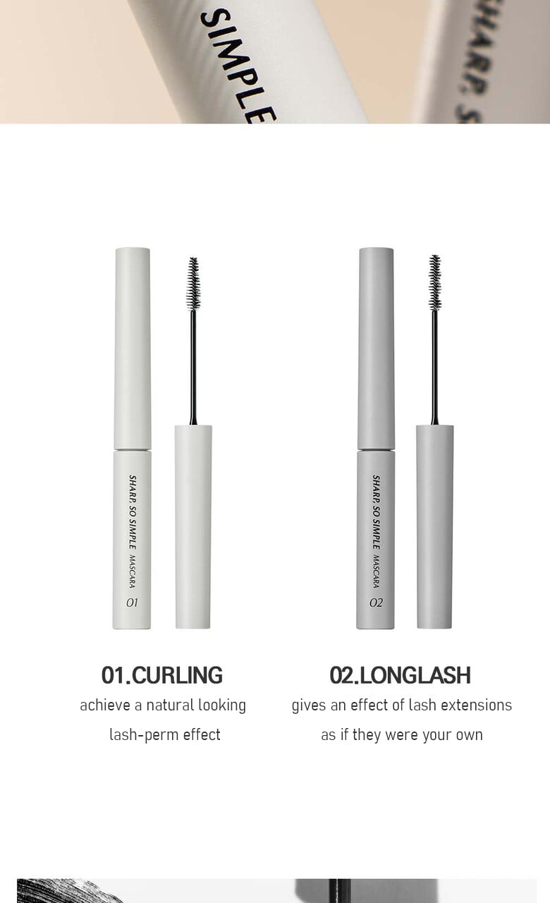 [CLIO] Sharp So Simple Mascara (2 Types)