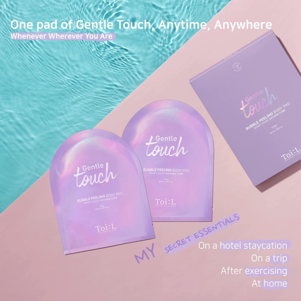 [Toi:L] Gentle Touch Bubble Peeling Body Pad (5ea)