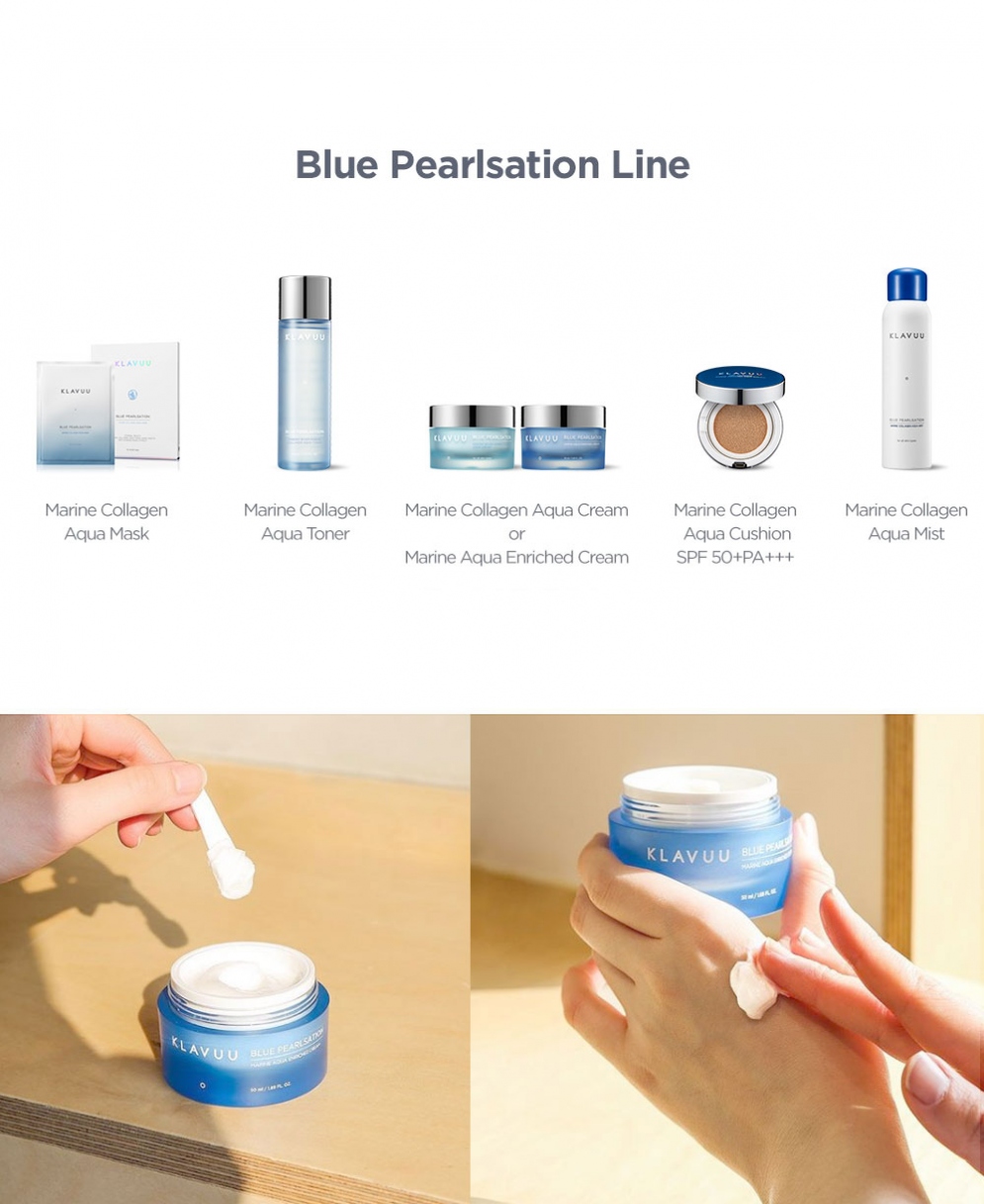 [KLAVUU] Blue Pearlsation Marine Aqua Enriched Cream 50ml