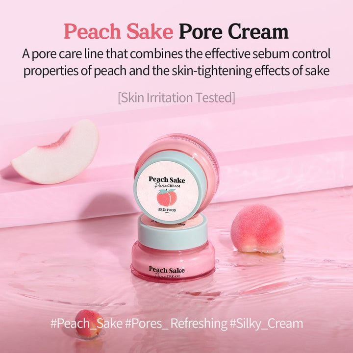 [Skinfood] Peach Sake Pore Cream 60ml