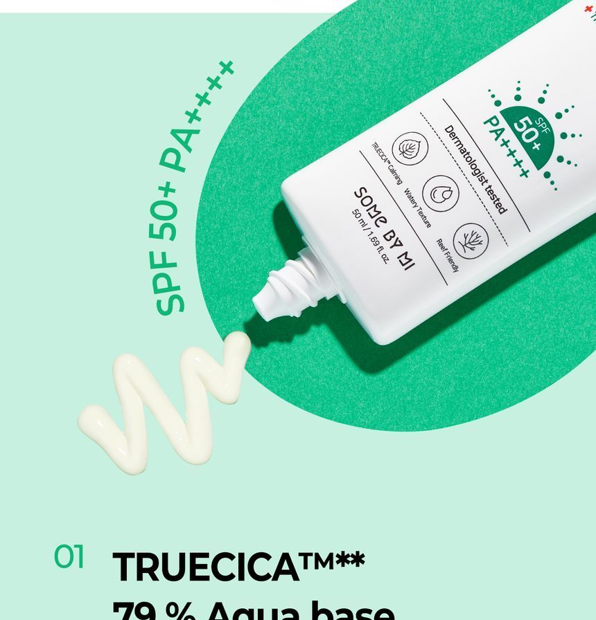 [SOME BY MI] Truecica Aqua Calming Suncream 50ml 50PA++++