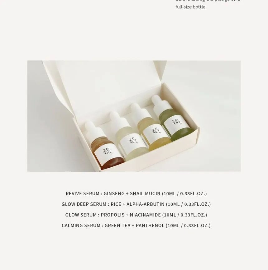 [Beauty of Joseon] Hanbang Serum Discovery Kit