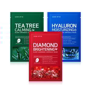 [SOME BY MI] Diamond Brightening Calming Glow Luminous Ampoule Mask (10ea)