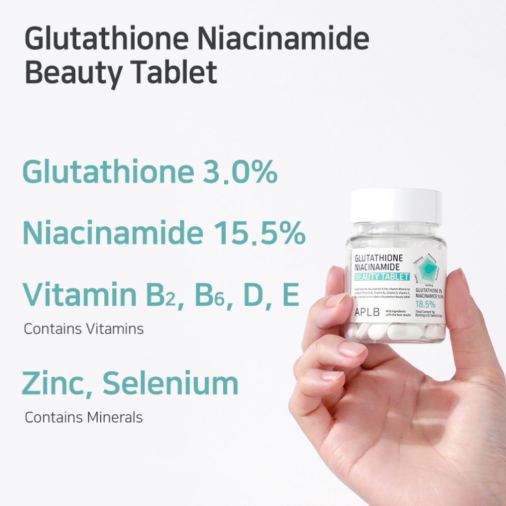 [APLB] Glutathione Niacinamide Beauty Tablet (30 tablets)