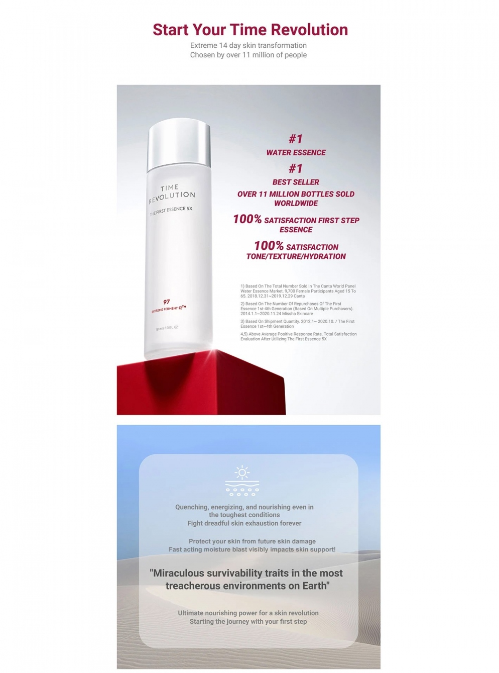 [Missha] Time Revolution The First Essence 5X 150ml