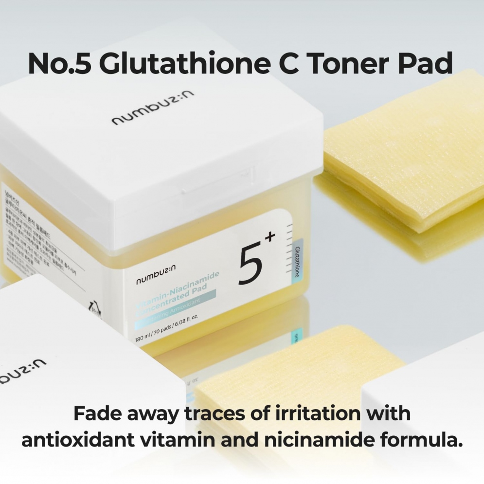 [Numbuzin] *TIMEDEAL*  No.5 Vitamin-Niacinamide Concentrated Pad (70Pads)