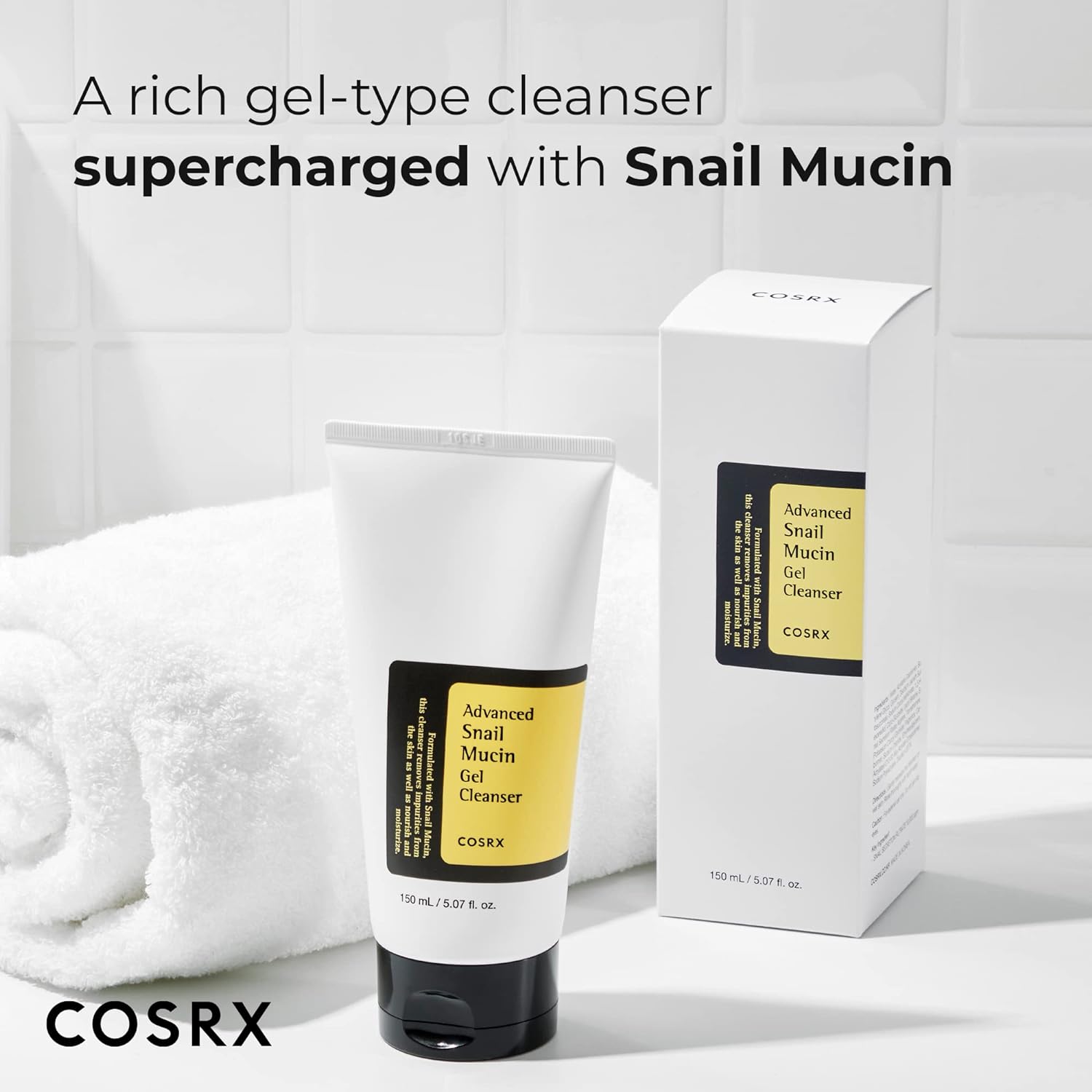 [COSRX] Advanced Snail Mucin Power Gel Cleanser 150ml