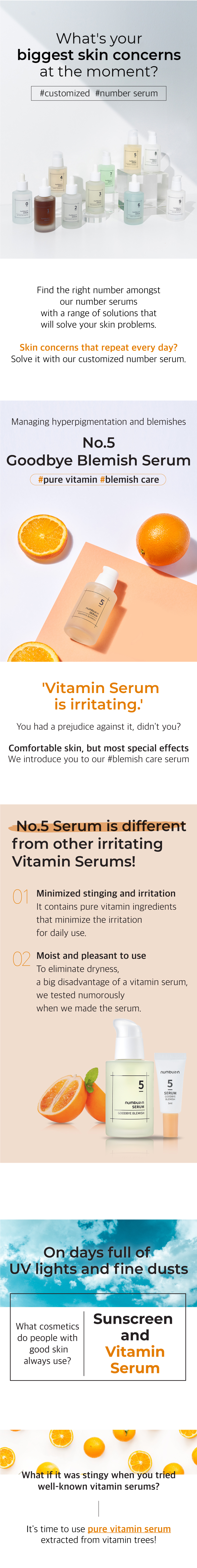 [Numbuzin] No.5 Goodbye Blemish Serum 50ml