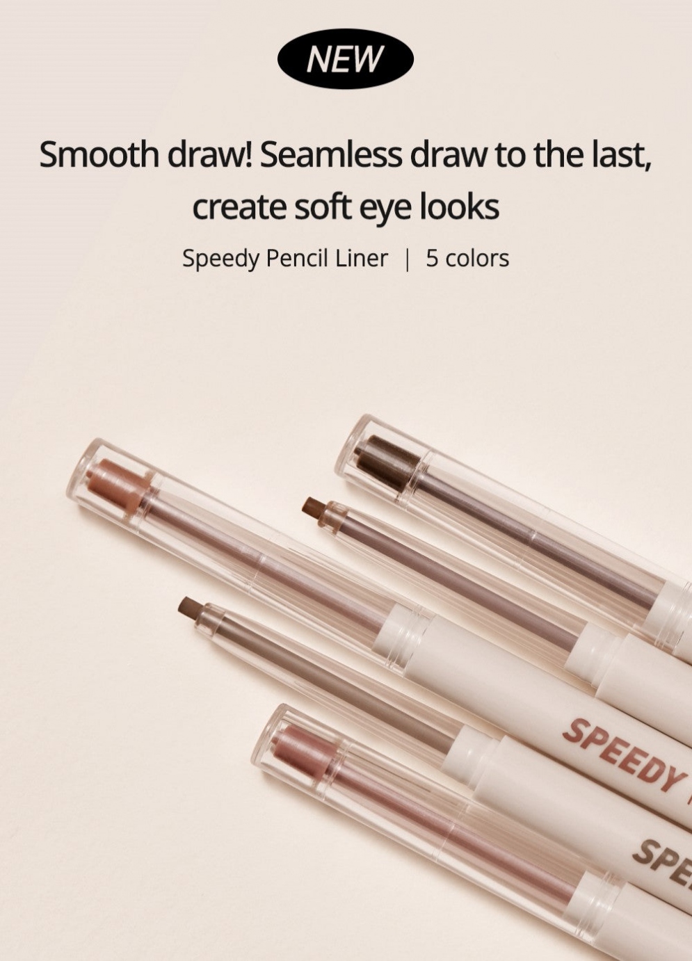 [Peripera] Speedy Pencil Liner (5 colors)