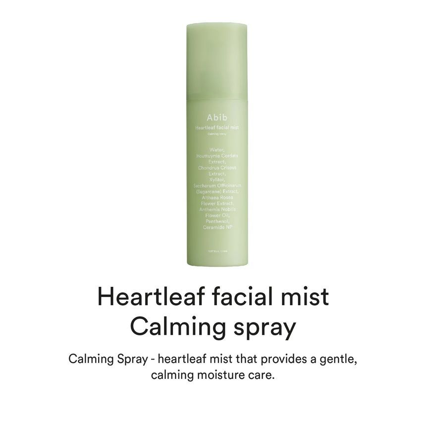 [Abib] Heartleaf Facial Mist Calming Spray 150ml + refill 150ml