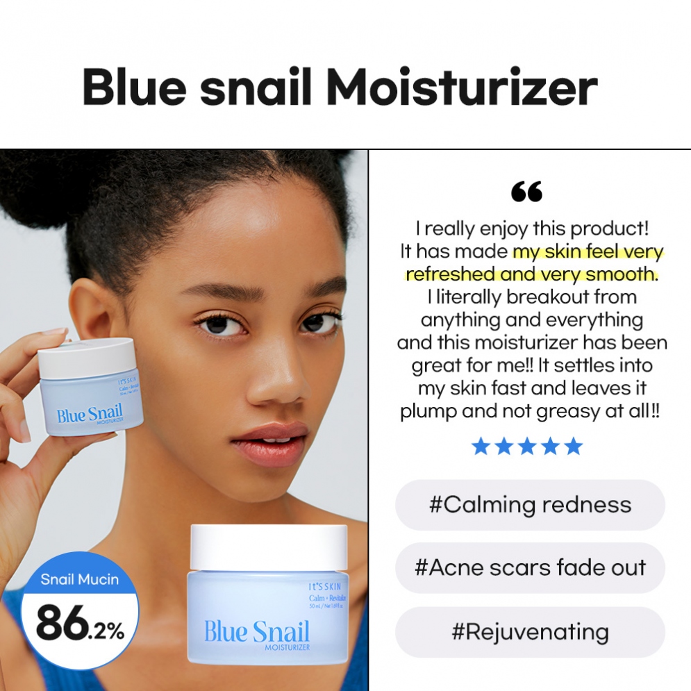 [It's Skin] Blue Snail Moisturizer 50ml