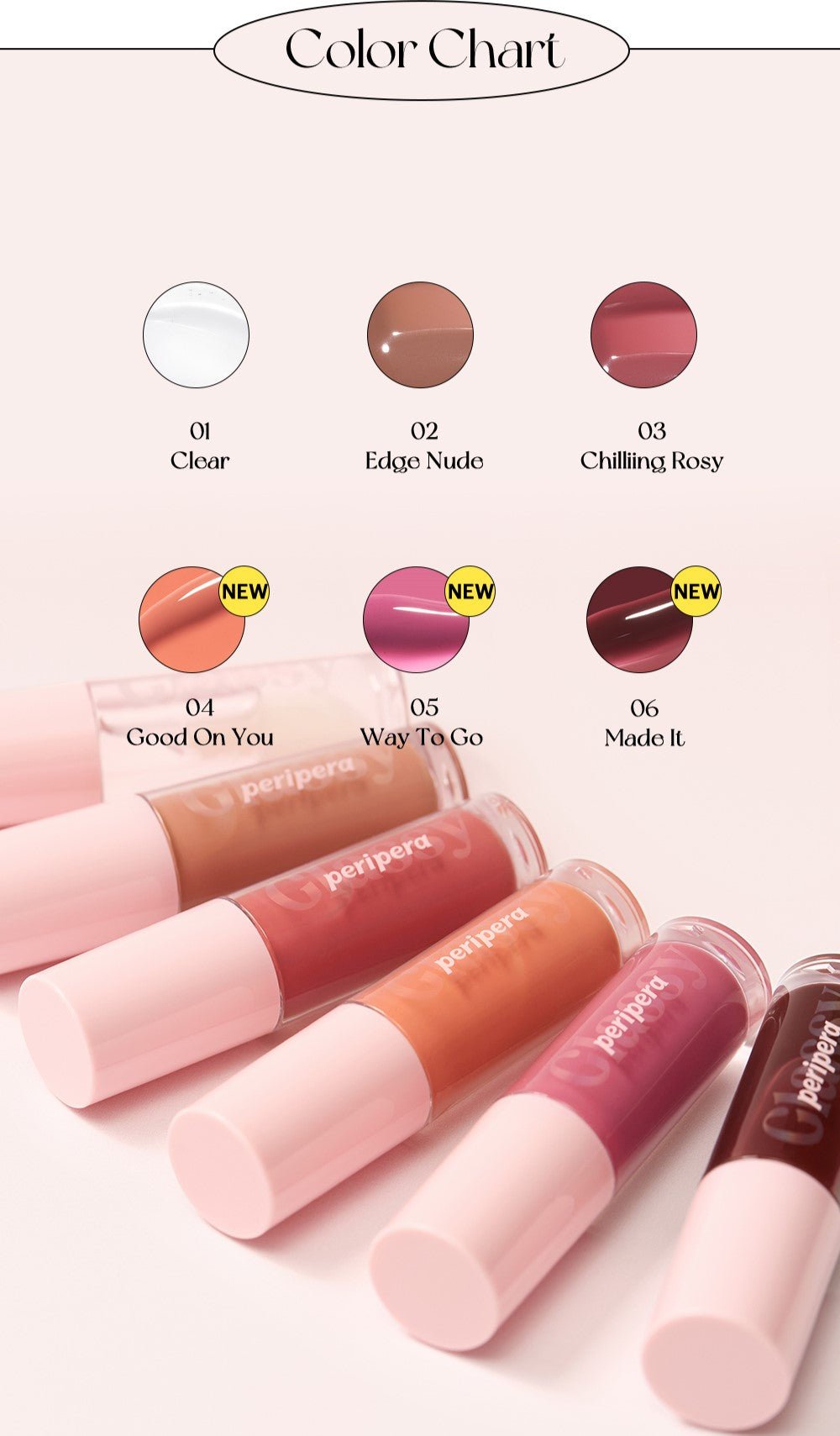 [Peripera] *new *Ink Glasting Lip Gloss (9 colors)