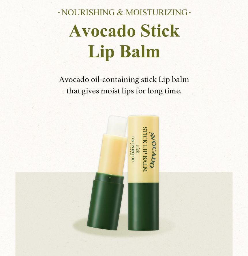 [Skinfood] *renew* Avocado Stick Lip Balm #1 Rich