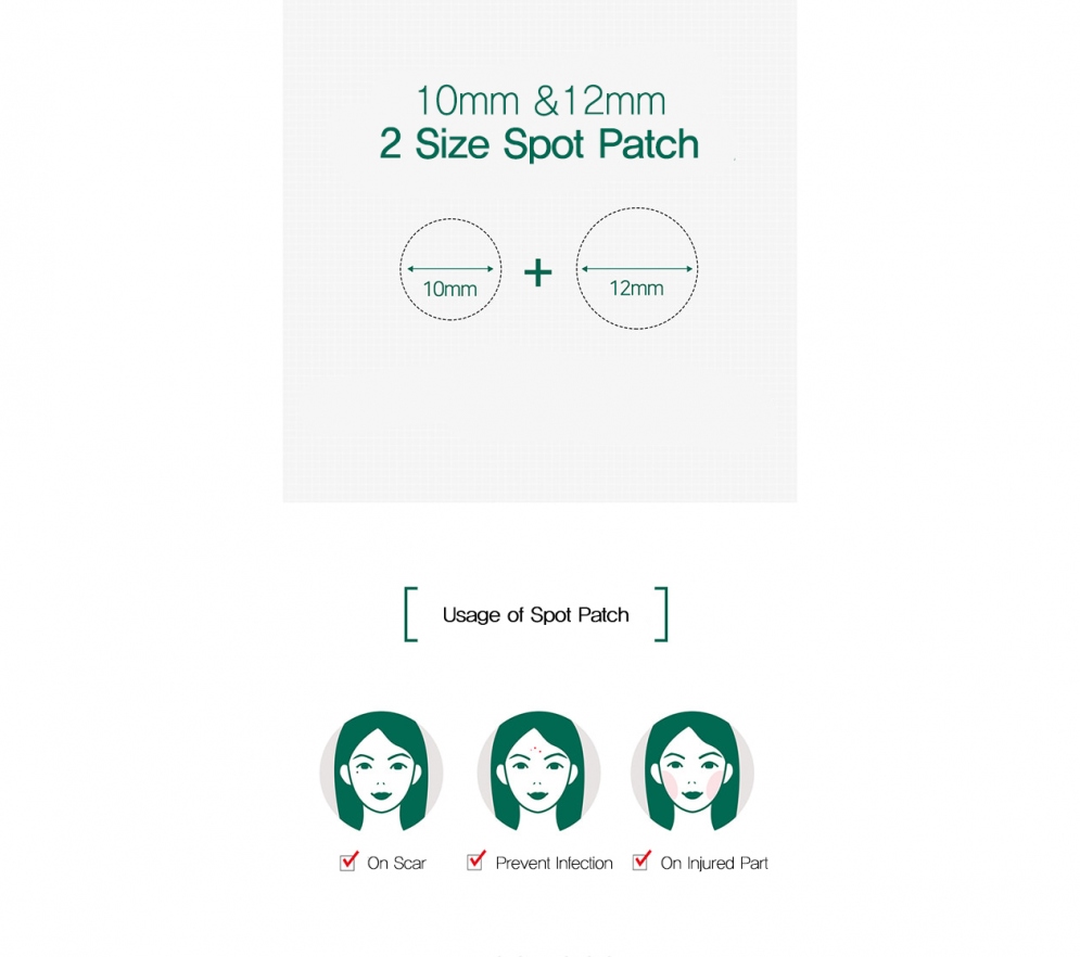 [SOME BY MI] Clear Spot Patch 18pcs (10mmx9ea + 12mmx9ea)