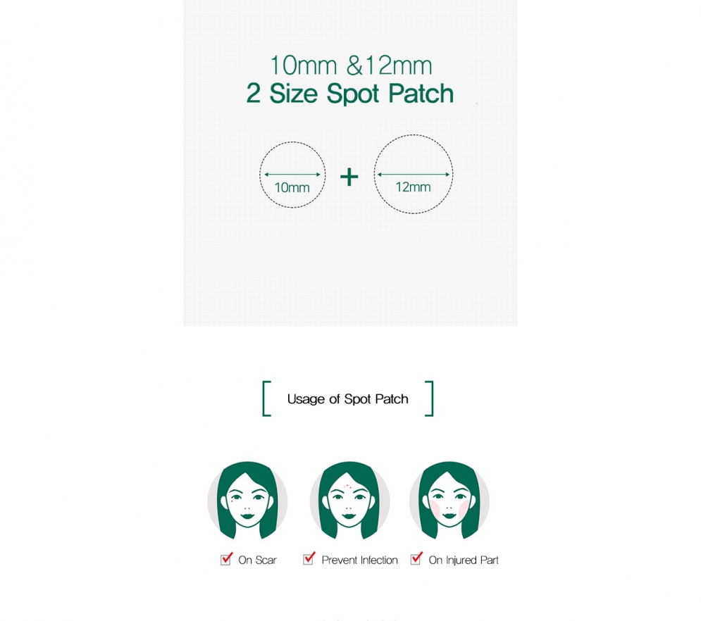 [SOME BY MI] Clear Spot Patch 18pcs (10mmx9ea + 12mmx9ea)