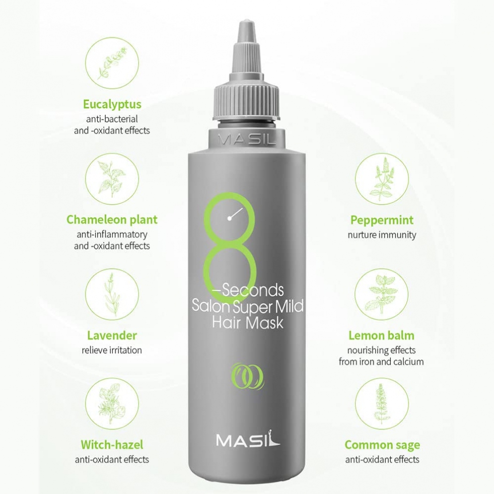 [MASIL] 8 Seconds Salon Super Mild Hair Mask 350ml