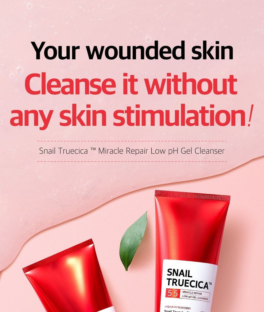 [SOME BY MI] Snail Truecica Miracle Repair Low pH Gel Cleanser 100ml