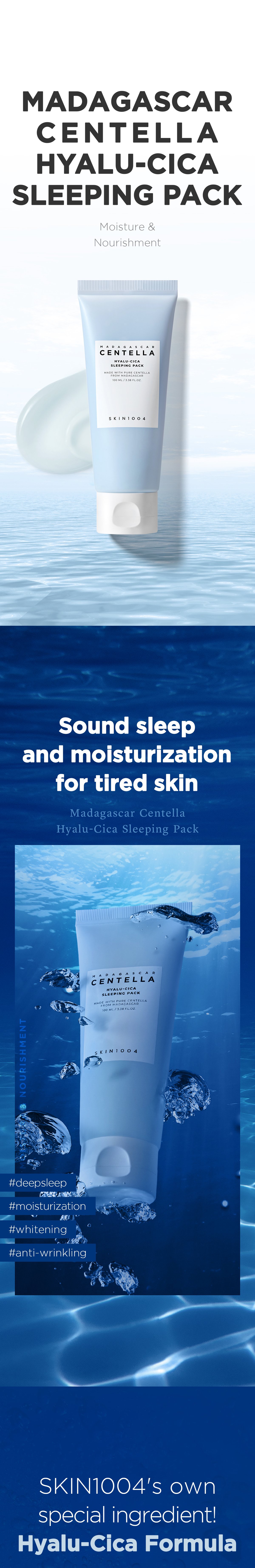 [SKIN1004] *TIMEDEAL*  Madagascar Centella Hyalu-Cica Sleeping Pack 100ml