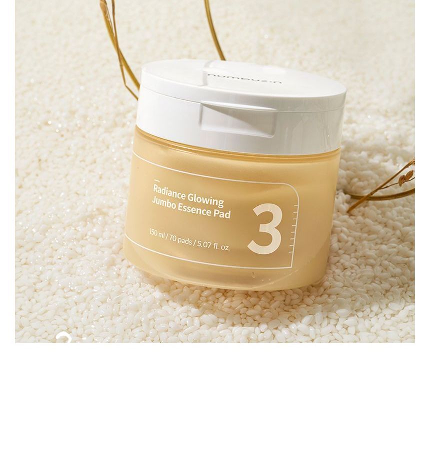 [Numbuzin] No.3 Radiance Glowing Jumbo Essence Pad (150ml *70ea)