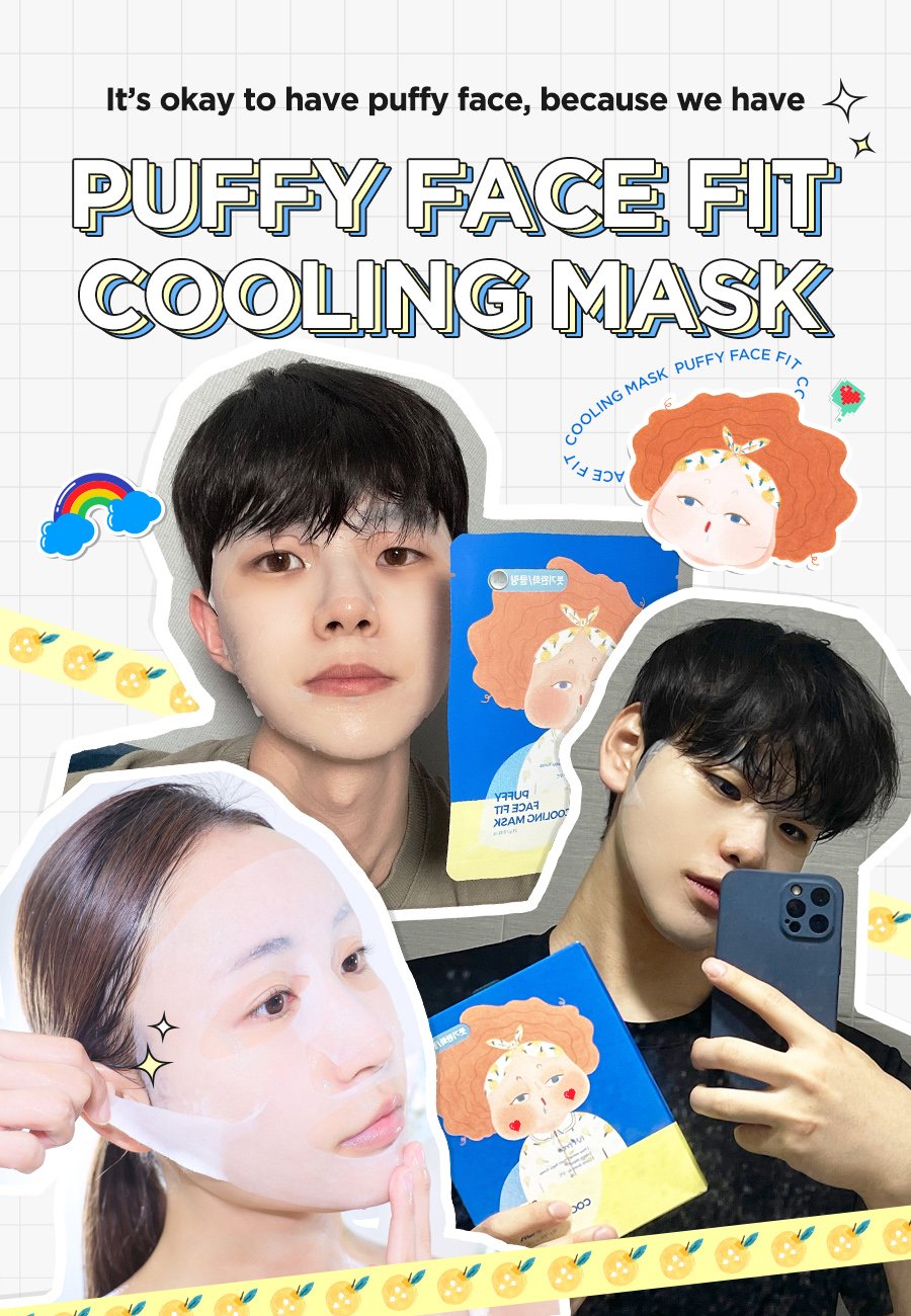 [Isntree] Puffy Face Fit Cooling Mask (10ea)