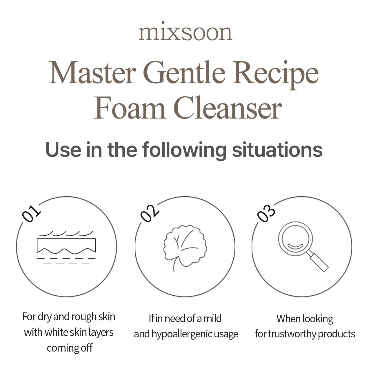 [MIXSOON] Master Gentle Recipe Foam Cleanser 150ml