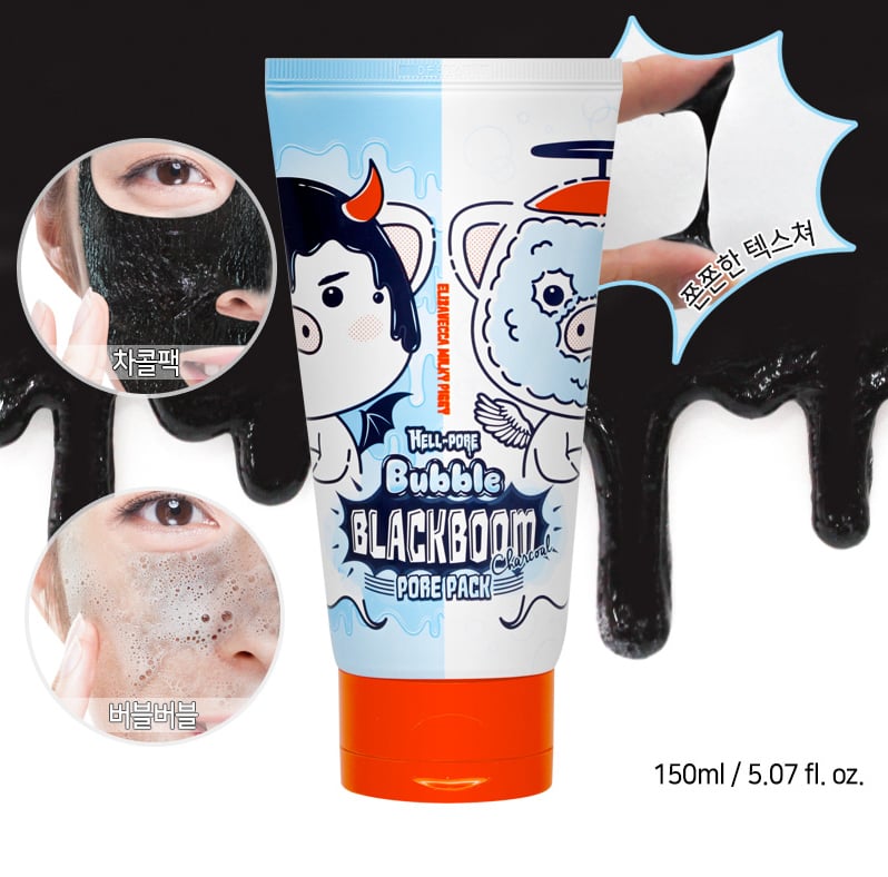 [Elizavecca] Hell-Pore Bubble Black Boom Pore Pack 150ml