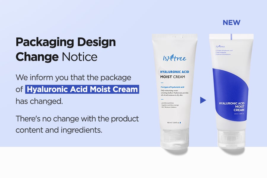 [Isntree] *renewal* Hyaluronic Acid Moist Cream 100ml