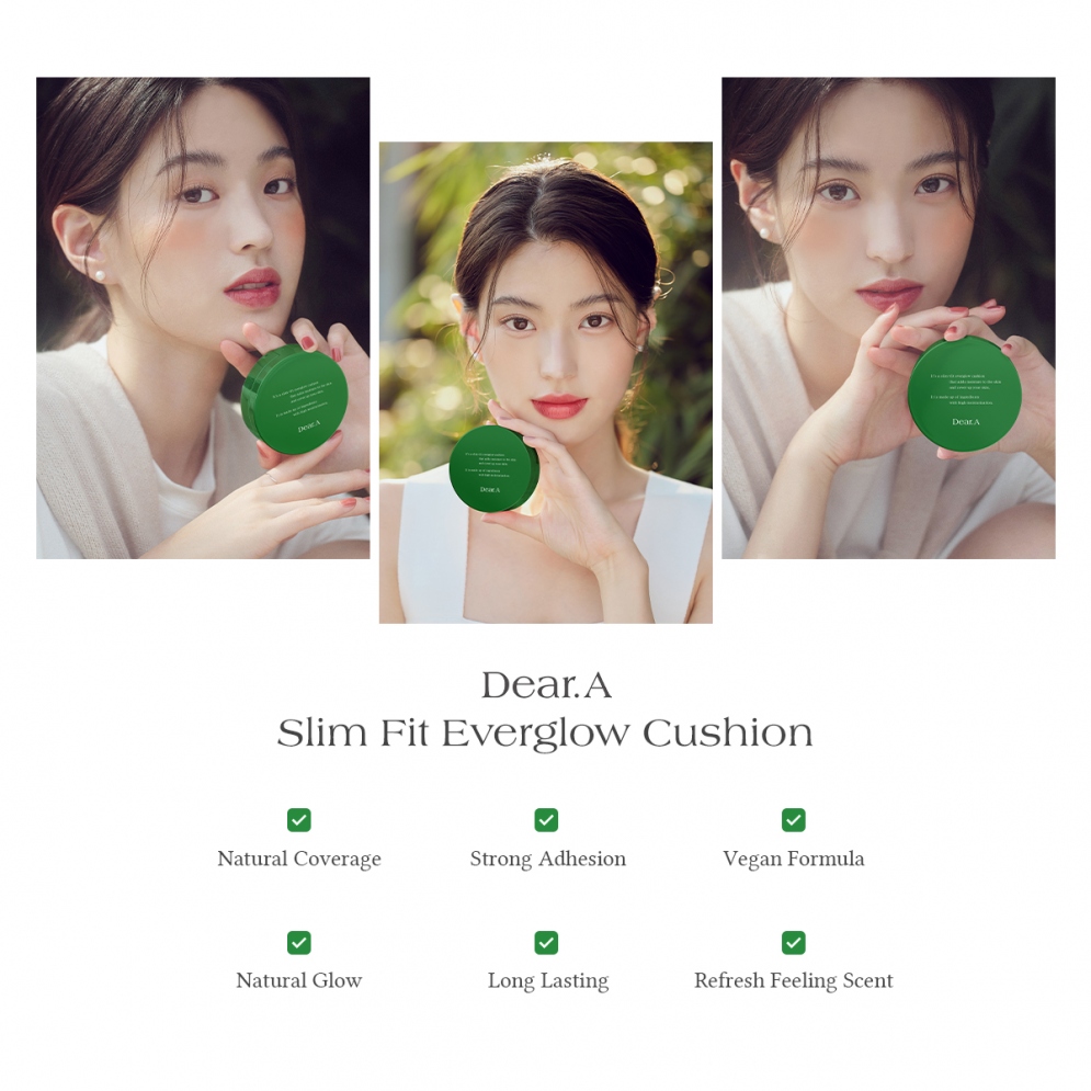 [Dear.A] Slim Fit Ever Cushion (2 colors)