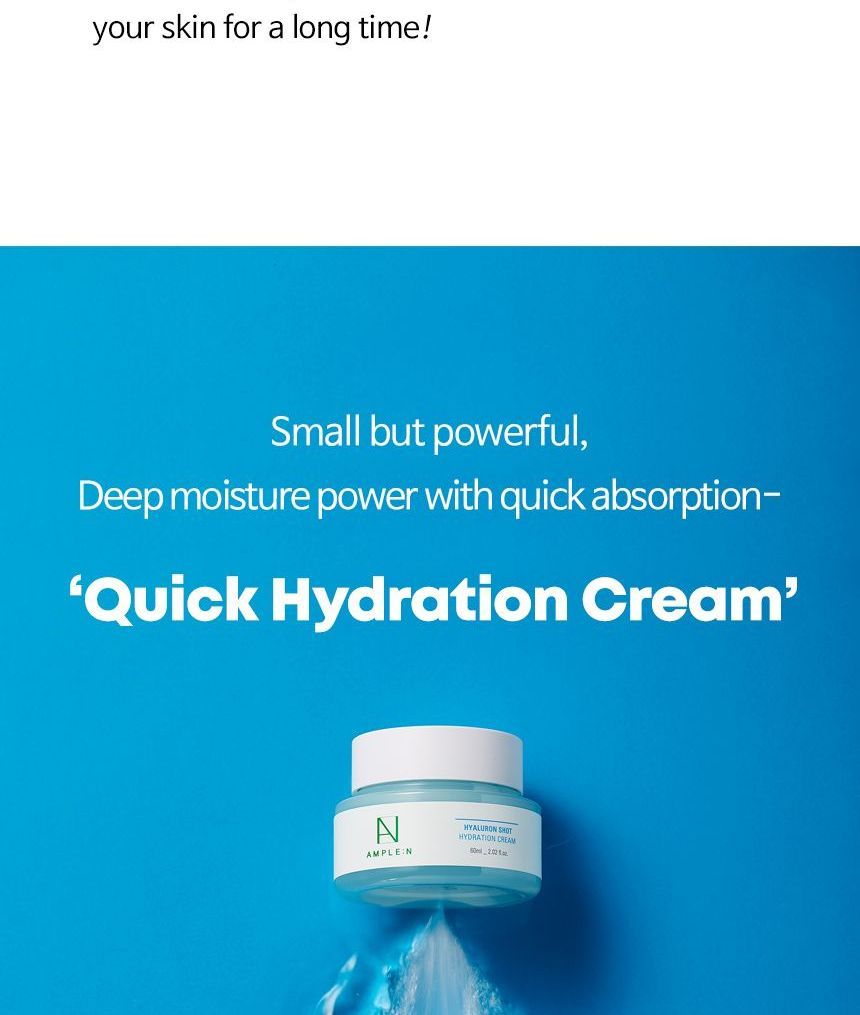 [AMPLE:N] Hyaluron Shot Hydration Cream 60ml