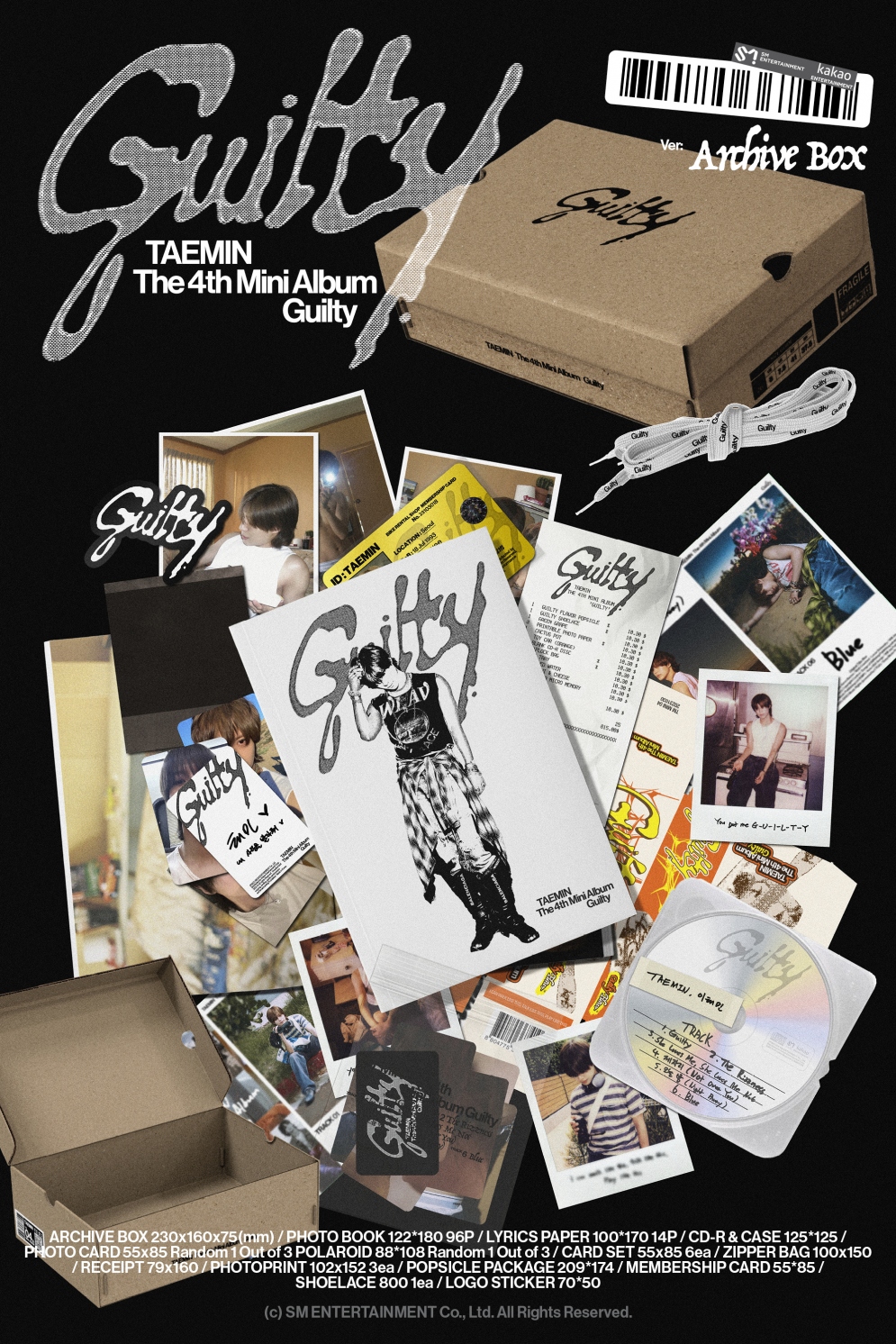 [K-POP] TAEMIN 4TH MINI ALBUM - Guilty (Box Ver.)