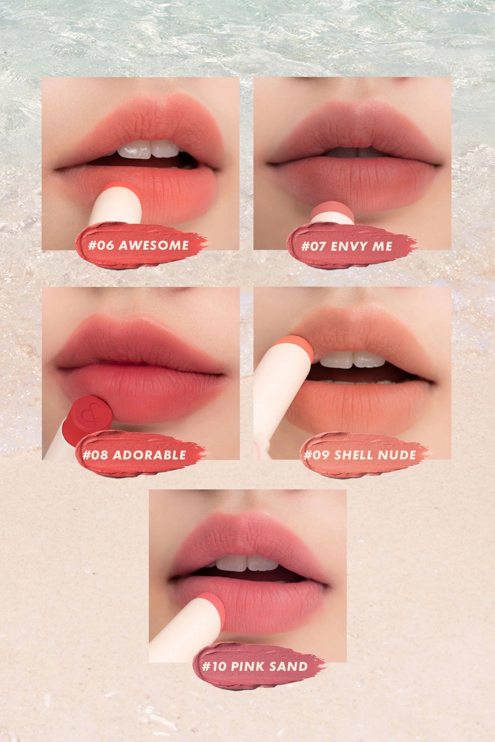 [rom&nd] *NEW* Zero Matte Lipstick (23 Colors)