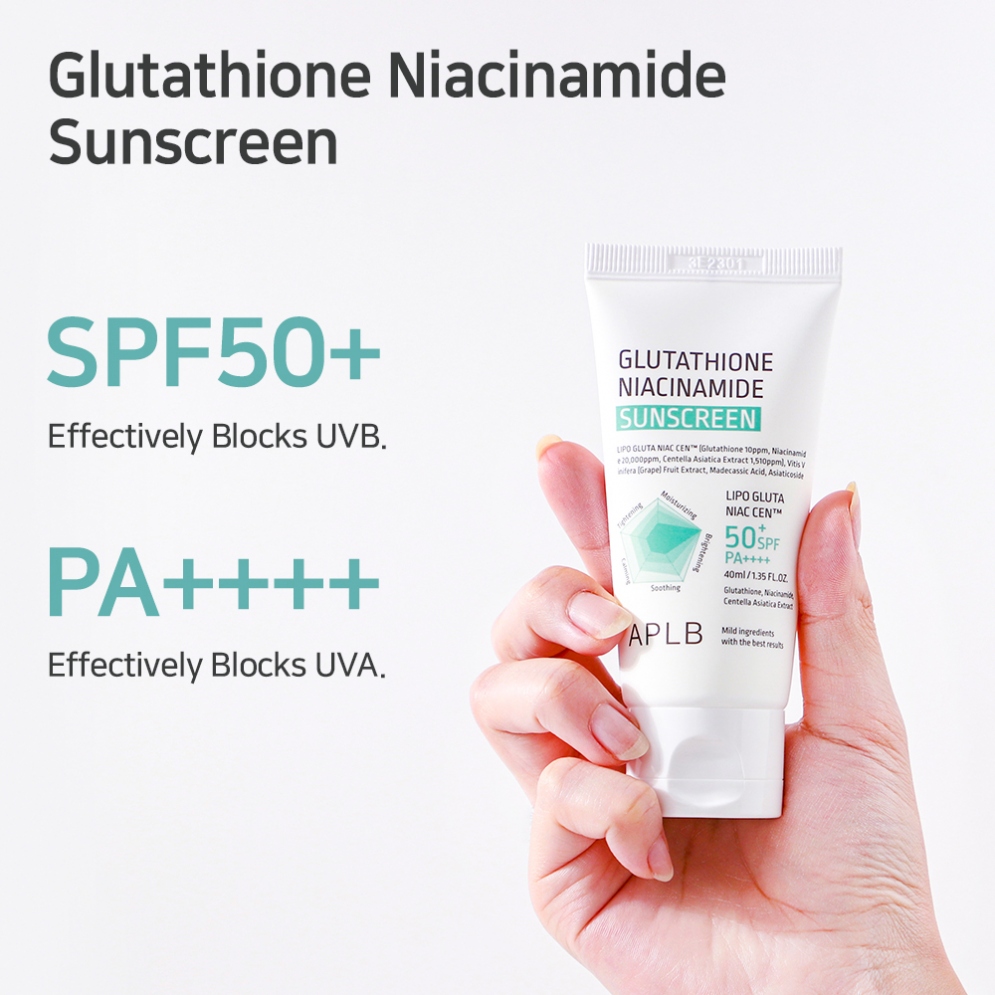 [APLB] Glutathione Niacinamide Sunscreen 40ml