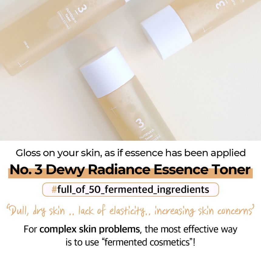 [Numbuzin] No.3 Super Glowing Essence Toner 200ml