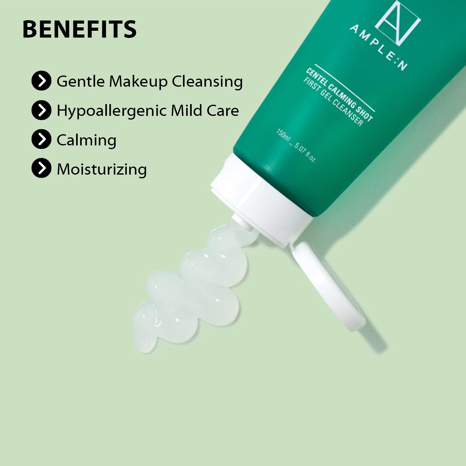 [AMPLE:N] Centelcalming Shot First Gel Cleanser 150ml