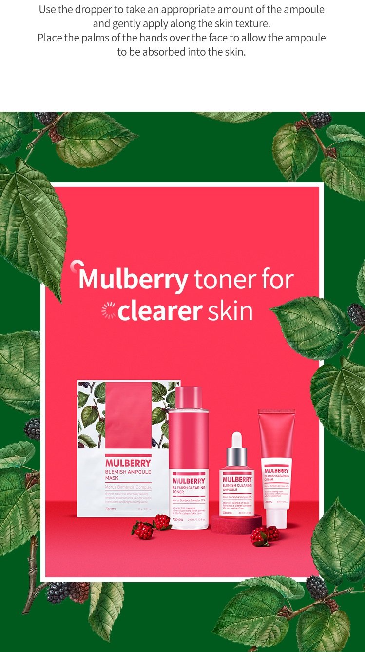 [A'PIEU] Mulberry Blemish Clearing Ampoule 30ml