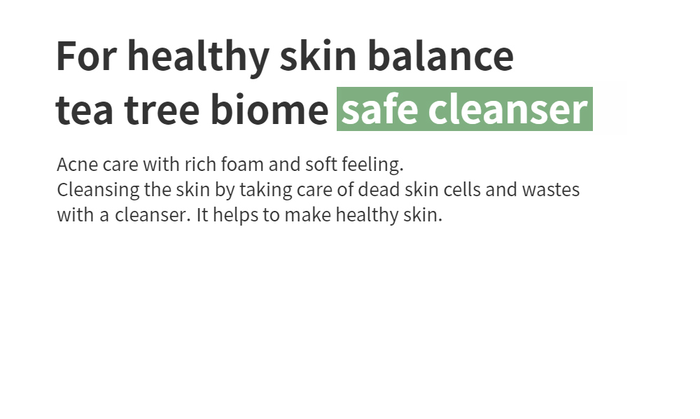 [Farmstay] Tea Tree Biome Calming Acne Foam 180ml