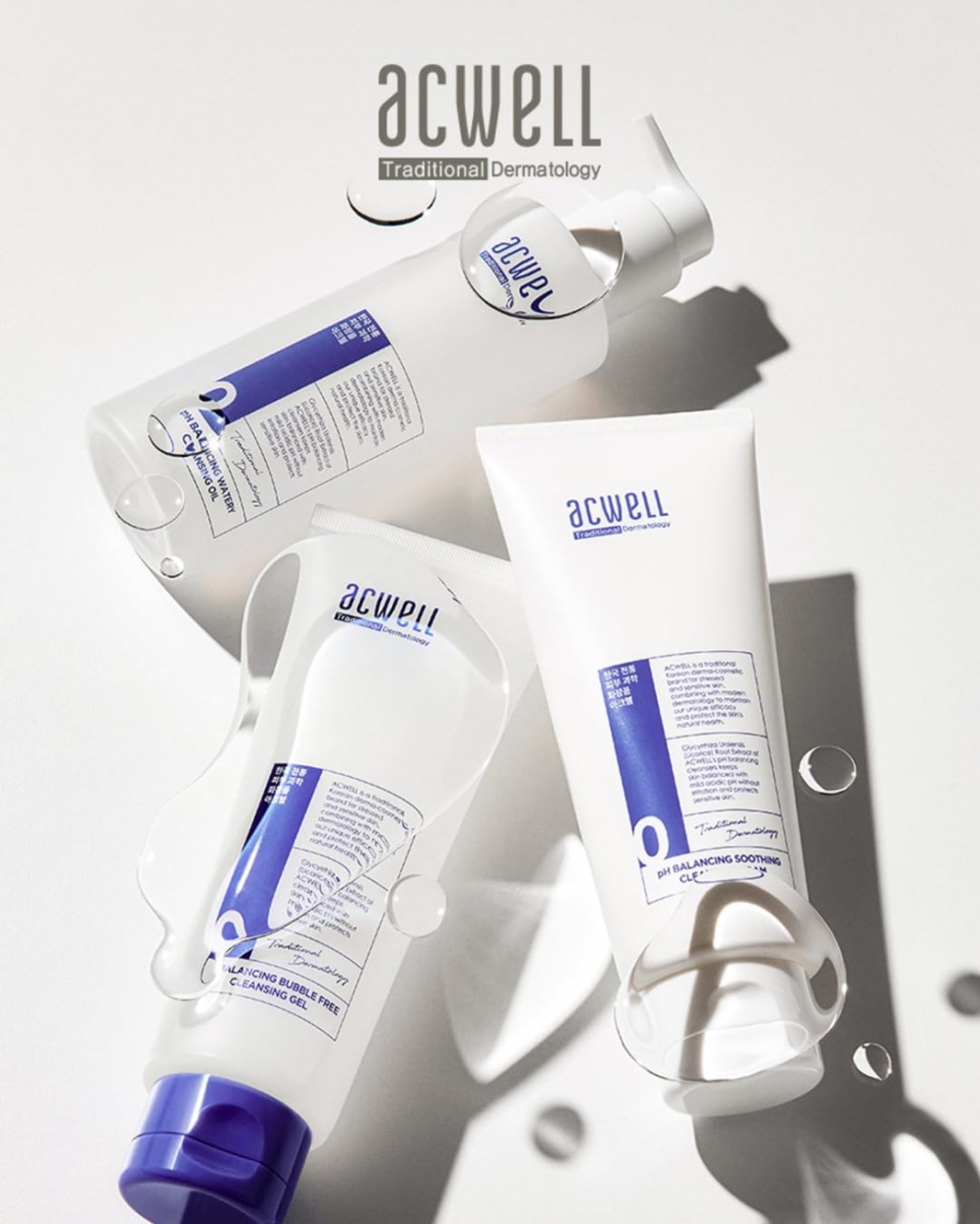 [ACWELL] *renewal* PH Balancing Bubble Free Cleansing Gel 160ml