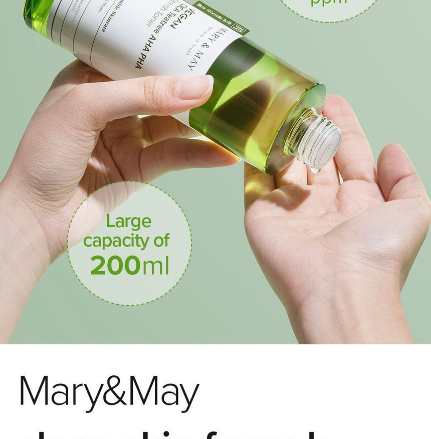 [Mary&May] Vegan CICA Teatree Toner Special Set