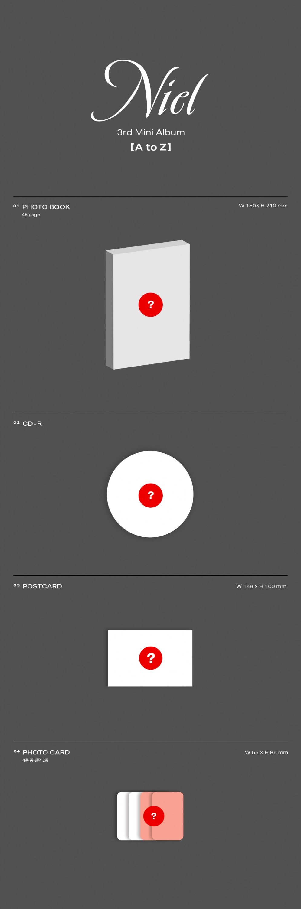 [K-POP] Niel 3rd Mini Album - A to Z