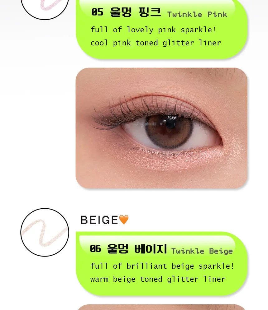 [Peripera] *Maltese Version* Ink Thinthin Brush Liner (2 Colors)