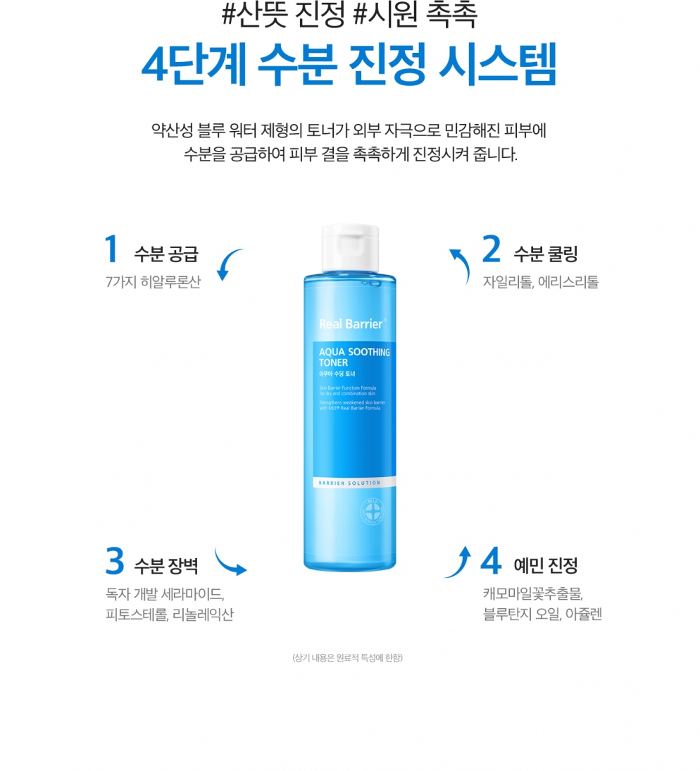 [Real Barrier] *renewal* Aqua Soothing Toner 190ml