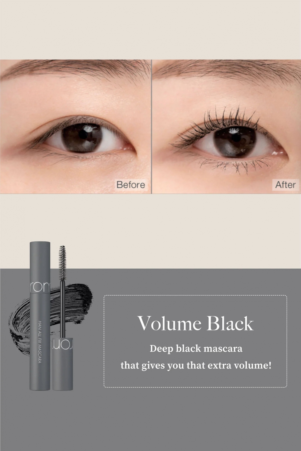 [rom&nd] Han All Fix Mascara (4 Types)