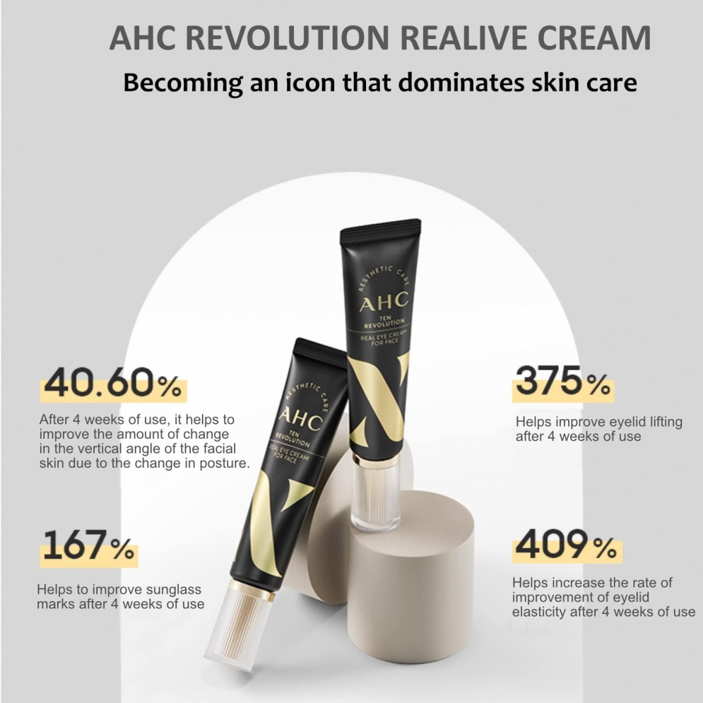 [A.H.C] Ten Revolution Real Eye Cream For Face 30ml